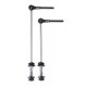 Attaches rapides Titane avec leviers carbone VTT Ulteam Race