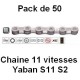 PACK 50 Chaines 11 vitesses YABAN S11 S2