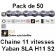 PACK 50 Chaines 11 vitesses Yaban SLA H11 S2