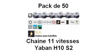 Pack 50 Chaines 10 vitesses Yaban SLA H10 S2