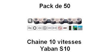 Pack 50 Chaines 10 vitesses Yaban S10