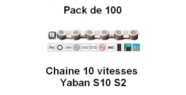 Pack 100 Chaines 10 vitesses Yaban S10 S2