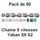 Pack 50 Chaines 9 vitesses Yaban S9 S2