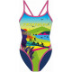 SWEAMS TRIATHLON SPIRIT - Maillot femme 1 piece bretelles fines