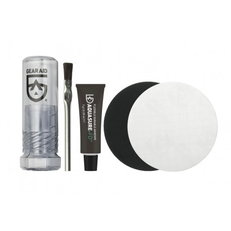 Colle multisurface pour réparation combinaisons néoprène et plus encore  - McNETT AQUASURE +FD - 2 tubes de 7ml + pinceau
