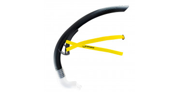 FINIS Stability Snorkel Black - Tuba Frontal Natation