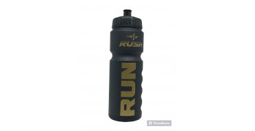 Bidon RUSH RUN - Black Matt GOLD - 750ml 