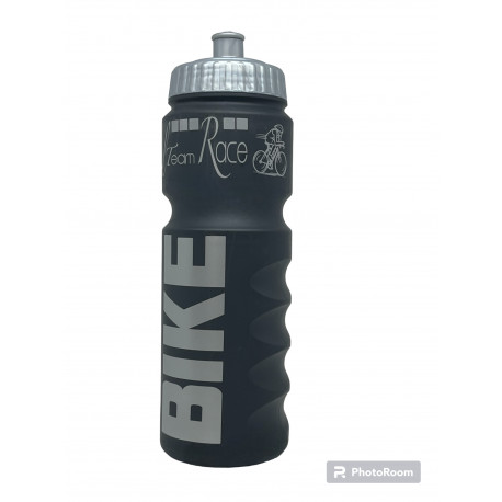 Bidon ULTEAM RACE BIKE - Black Matt SILVER - 750ml 