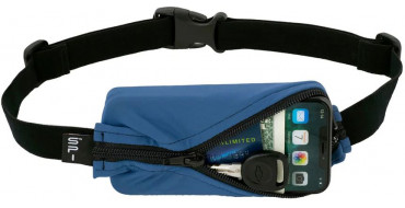 Ceinture SPIBELT Original - STEEL BLUE - Ceinture extensible porte gels, nutrition, telephone ...