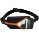 Ceinture SPIBELT Original - BLACK with Orange Zipper - Ceinture extensible porte gels, nutrition, telephone ...