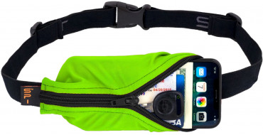 Ceinture SPIBELT Large Pocket - LIME GREEN - Ceinture extensible porte gels, nutrition, telephone ...