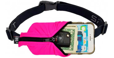Ceinture SPIBELT Large Pocket - HOT PINK - Ceinture extensible porte gels, nutrition, telephone ...