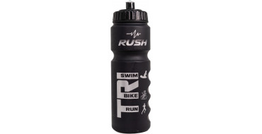 Bidon TRIATHLON RUSH - Black Matt SILVER - 750ml 