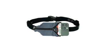 Ceinture SPIBELT Large Pocket - ANTHRACITE - Ceinture extensible porte gels, nutrition, telephone ...