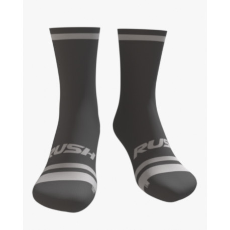RUSH SOCKS TRI - METALIC-WHITE-  Socquettes Cyclisme,Triathlon
