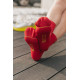 RUSH Med SOCKS RED WINE - Socquettes Cyclisme, Triathlon