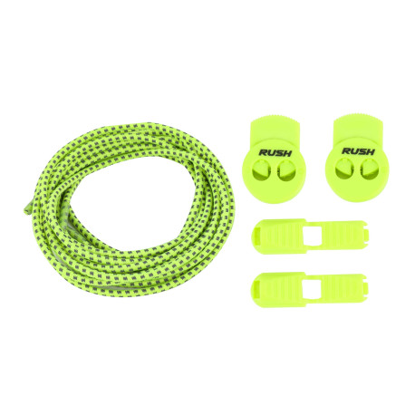 RUSH Lacets running FastLace reflective Neon Yellow