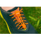RUSH Lacets running FastLace striped Neon Orange - White