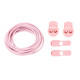 ULTEAM RACE Lacets running FastLace striped Candy Pink - White