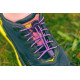 ULTEAM RACE Lacets running FastLace striped Purple - White