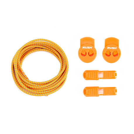 RUSH Lacets running FastLace reflective Neon Orange