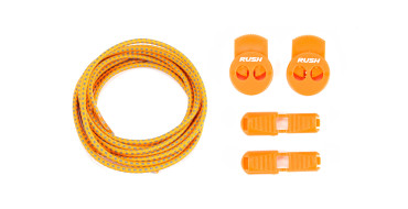RUSH Lacets running FastLace reflective Neon Orange