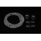 ULTEAM RACE Lacets running FastLace reflective Black
