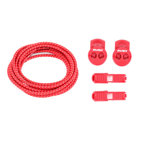 ULTEAM RACE Lacets running FastLace striped Red - White