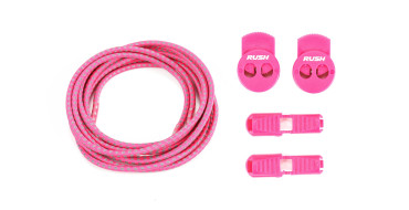 RUSH Lacets running FastLace reflective Hot Pink