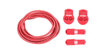 RUSH Lacets running FastLace reflective Red