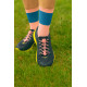 RUSH Lacets running FastLace striped Candy Pink - White