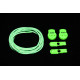 ULTEAM RACE Lacets running FastLace reflective Neon Green