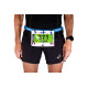 Ceinture porte dossard RUSH Energy Race belt Blue avec 3 points de fixation et 6 porte gels