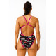 SWEAMS KISS - Maillot femme 1 piece bretelles fines