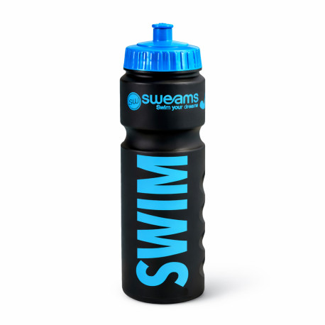 Bidon SWEAMS SWIM - Black Matt BLUE - 750ml 