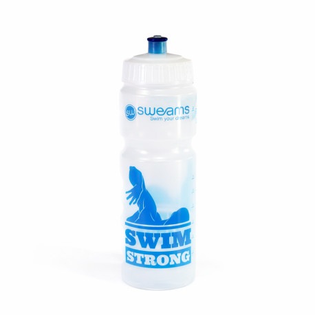 Bidon SWEAMS Swimmer - 750ml - Clear Blue