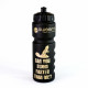 Bidon SWEAMS Can you swim faster than me - 750ml - Black Matt - GOLD
