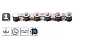 Chaine single speed 1/2" x 1/8" - 136 maillons Yaban special ebike S512He
