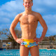 SWEAMS TRUNKS KOALA AUSTRALIA  Sunset Orange - Boxer homme
