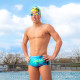 SWEAMS TRUNKS ALOHA  PURPLE - Boxer Natation Homme