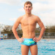 SWEAMS TRUNKS ALOHA  PURPLE - Boxer Natation Homme