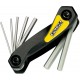 Muliti-outils hexagonaux PEDROS Folding Hex Set 