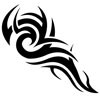 Tribal Design - White Bottle
